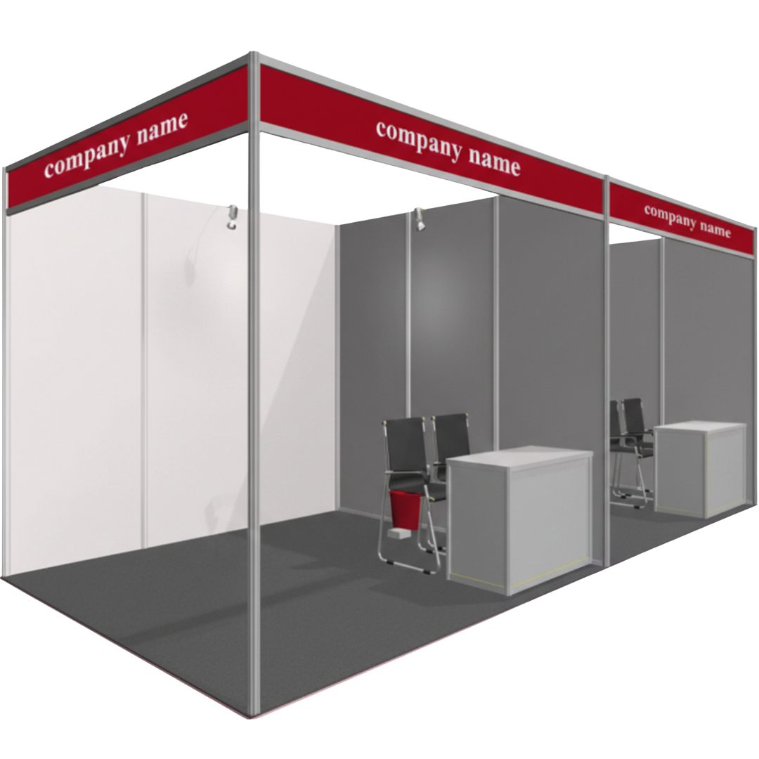 Option 2 - Built-up Shell Scheme stall layout