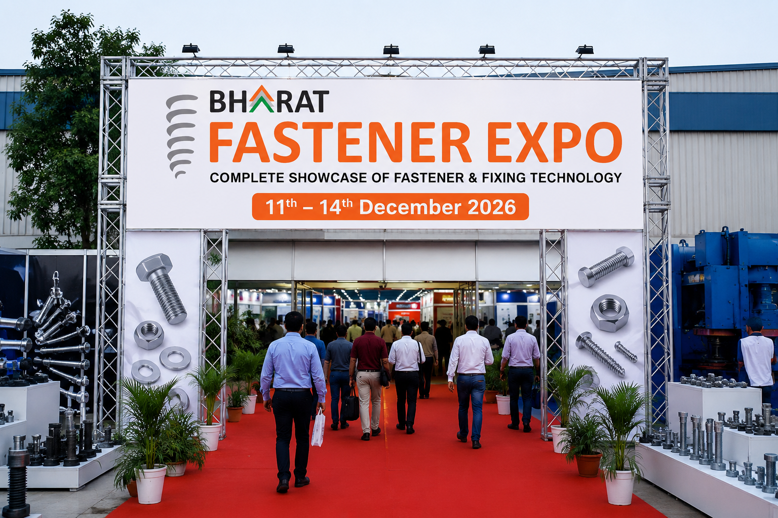 Entry arch gate branding