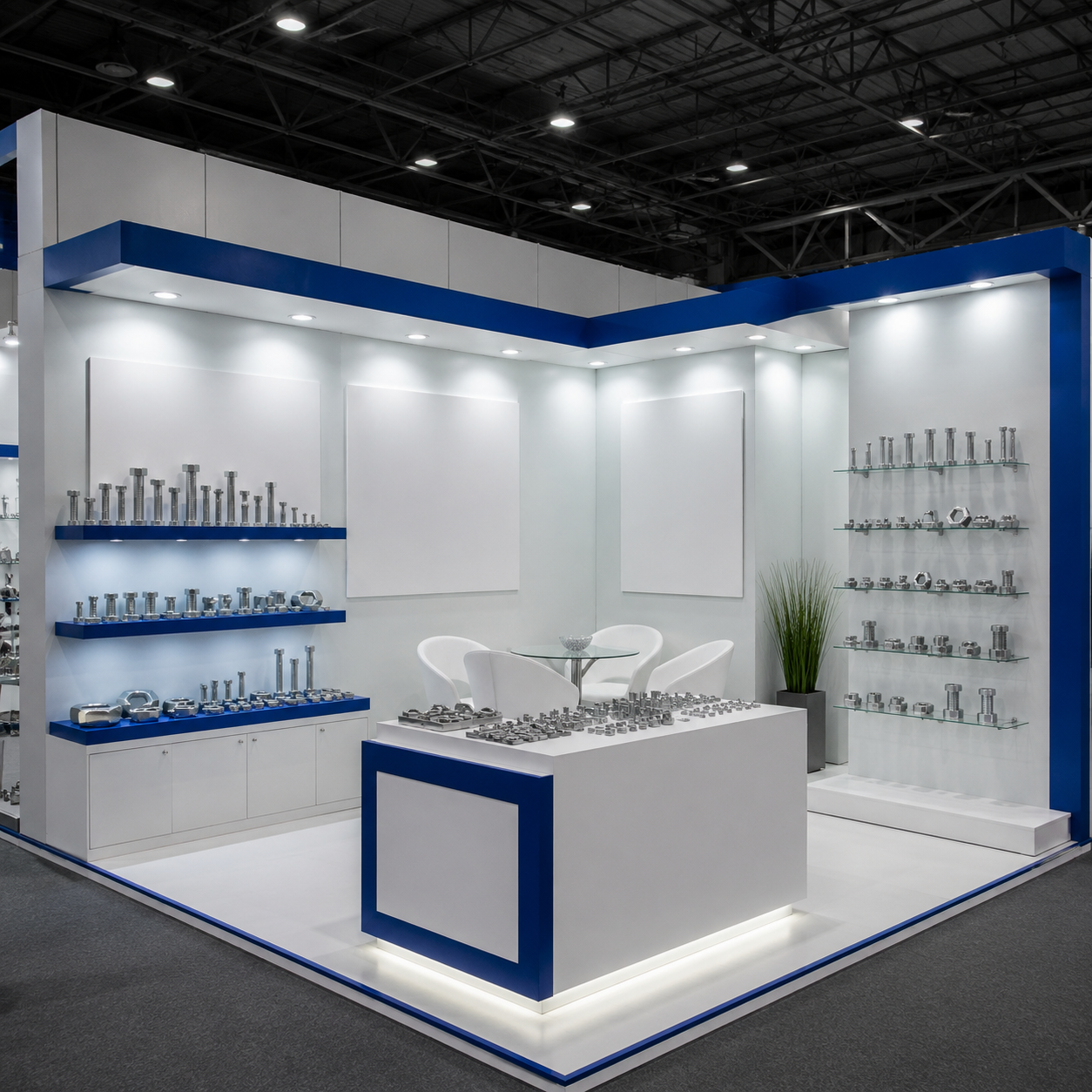 Exhibition booth stall branding