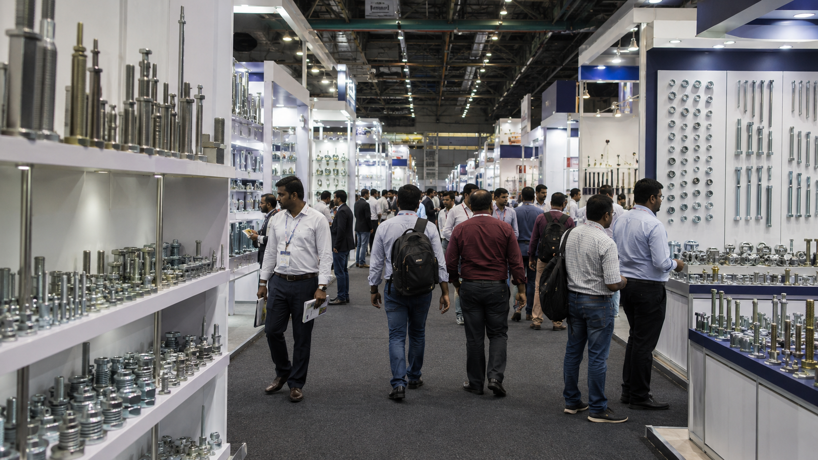 Bharat Fastener Expo exhibition hall