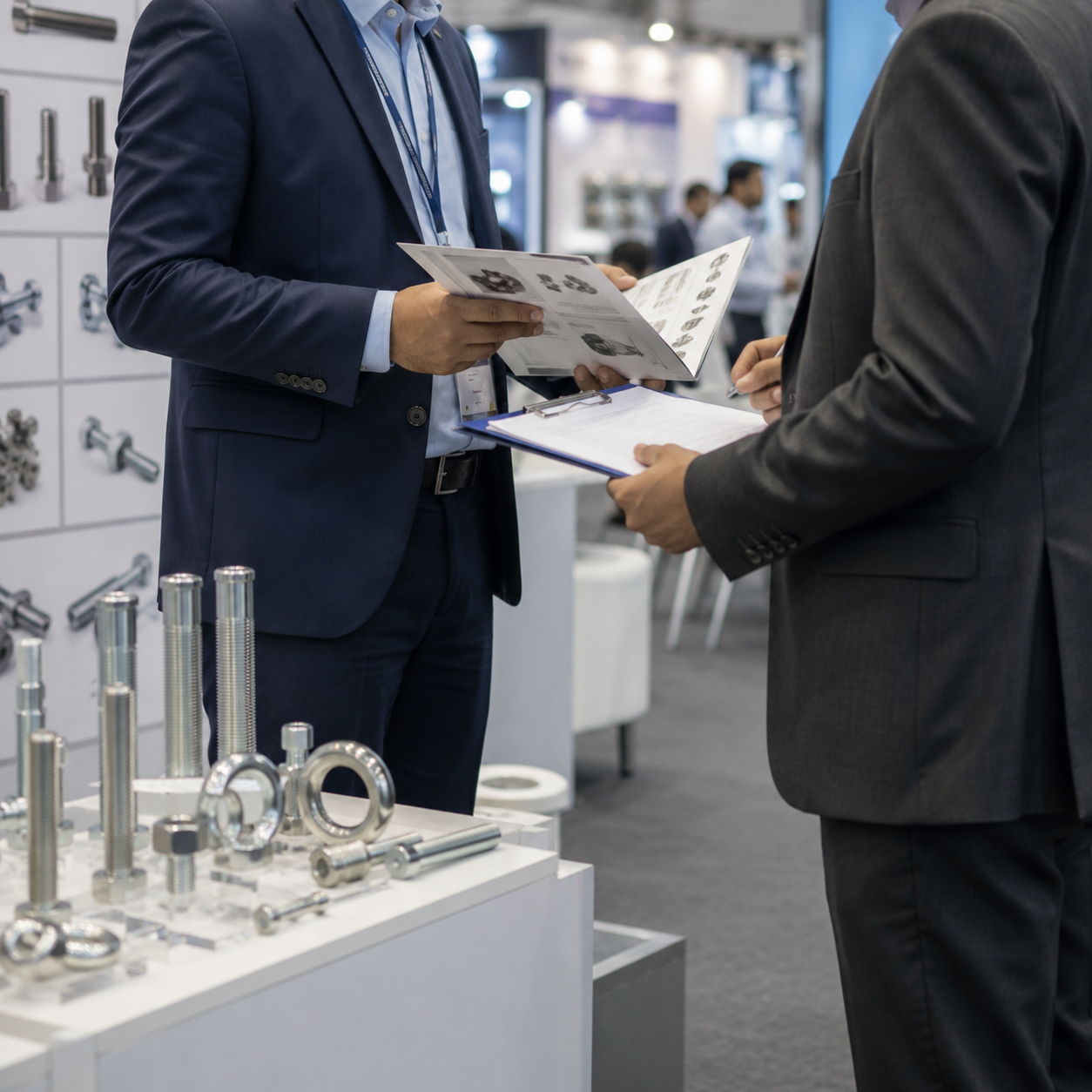 Procurement and purchase managers visiting the expo